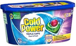 Cold Power Clean & Fresh Triple Capsules Laundry Detergent 30 Pack