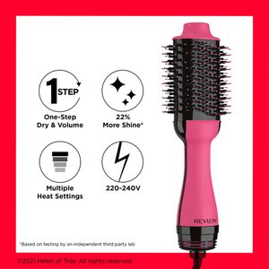 Revlon One-Step Hair Dryer and Volumizer – Pink