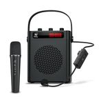 WinBridge 40W Portable PA Speaker System with Two Wireless Microphone, Wireless Voice Amplifier, Bluetooth Speaker and Microphone, Megaphone for Teachers, Presentation,Outdoor Activities etc, S95