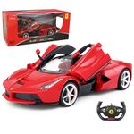 VOLTZ TOYS 1/14 Scale RC Car, Compatible with Licensed Ferrari LaFerrari Remote Control Toy Car Model for Kids and Adults with Open Doors and Working Lights, Official Merchandise, Best Ideal Gift