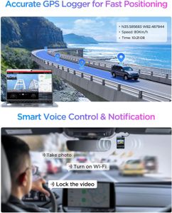 VIOFO 4K Dash Cam Front and Rear – Dual Channel Car Camera