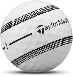 TaylorMade TP5x Stripe Golf Balls – High Visibility, 12-Pack