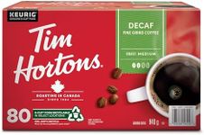 Tim Hortons Decaf Single Serve Coffee Cups, 80 Count