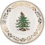 SPODE CHRISTMAS TREE Gold salad plate