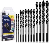 12-PCS Masonry Drill Bit Set & Conc
