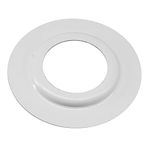Pack of 2 Metal Reducer Ring White Plate Light Fitting Lampshade Washer Adaptor Converter
