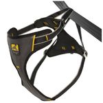 Kurgo Impact Dog Car Harness, Crash Tested, Integrates with Car Seatbelt System, Lightweight, Extra Large-Black/Charcoal Grey