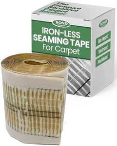 Bond Heatless Carpet Tape - Seam Adhesive for Carpet Repair, Rug Binding, & Upholstery - DIY Binding & Joining Tape - Outdoor Tape & Seam Sealer - Self-Adhesive 15 Ft Roll