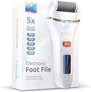 Essy Electric Foot File – White Pedicure Callus Remover