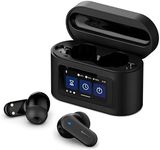 Philips TAT6000BK True Wireless Earbuds with Smart Charging Case, Noise Cancelling, 4 Mics, Dynamic Bass, 28H Playtime, Bluetooth 5.4, IPX5, Touch Controls, Voice Assistant - Black