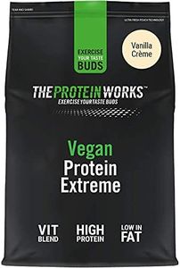 THE PROTEIN WORKS Vegan Extreme Protein Powder | 100% Plant-Based | Added Vitamins & Minerals | Low Fat Shake | | Vanilla Crème | 1 Kg