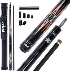 CRICAL Carbon Fiber Pool Cue Stick CXD Series Professional Pool Sticks with Super Low Deflection Pro Taper Shaft Pool Cue Tournament Level Billiard Cues with 12.5mm Tip (Precise Easy to Control)