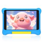 Lville Kids Tablet 7 inch, Android 13 Tablet for Kids with Quad Core, 32GB, 2500mAh, Parental Control, Kidoz Installed, HD Display, WiFi, Bluetooth,Tablet with Kid-Proof Case for Kids, Blue