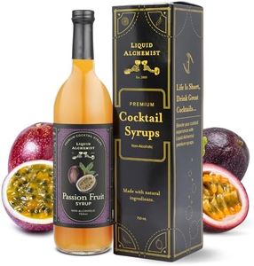 Liquid Alchemist Passion Fruit Syrup for Cocktails - Real Ingredients Make our Passion Fruit Puree for Cocktails the Perfect Margarita Mix - Our Non-GMO Passion Fruit Syrup for Drinks is Vegan (25 oz)