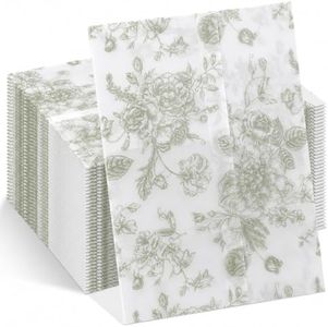 Ferrovista 100 Pack Pre-Folded Vellum Jackets, Translucent Vellum Paper 5x7
