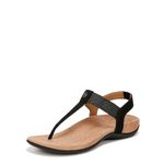 Vionic Women's Toe post Slingback Sandal Brea Shoes with Arch Support Wide Fit