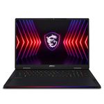 MSI RAIDER 18HX (A14VIG-278UK) Gaming Laptop, Intel® Core i9-14900HX, NVIDIA GeForce RTX4090, 32 GB RAM, 2TB SSD, Wi-Fi 7BE, Windows Pro - Core Black