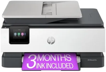 HP OfficeJet Pro 8135e Wireless All-in-One Color Inkjet Printer, Print, Scan, Copy, Fax, ADF, Duplex Printing, Best-for-Home Office, 3 Months of Instant Ink included (40Q35A)