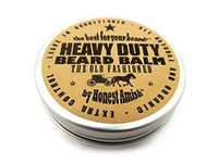 Honest Amish Heavy Duty Beard Balm Leave-in Conditioner - All Natural -Vegan Friendly Organic Oils and Butters - 2 Ounce - Beard Conditioner