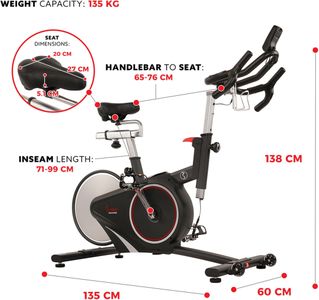Sunny Health Fitness Magnetic Cycling Bike – Indoor Stationary Exercise