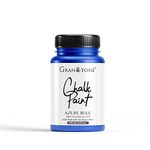 GRANOTONE Chalk Paint for Furniture, Home Decor, Crafts - Eco-Friendly - All-in-One - No Wax Needed 120 ML (AZURE BLUE)