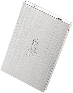 Bipra 500 GB 6,3 cm USB 2.0 FAT32 Pocket size Slim hard disk esterno – grigio/argento