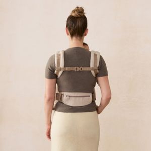 Ergobaby Omni Deluxe Baby Carrier – Beige, Adjustable Ergonomic Design