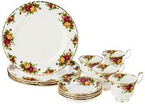 Royal Doulton-Royal Albert Old Country Roses 12-Piece Set, Service for 4
