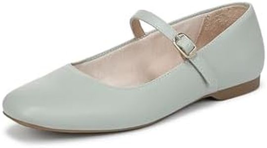 LifeStride Women's Beloved Mary Jane Flat Jade Green 8.5 W