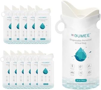 OUMEE 12 Pcs Emergency Disposable Urinal Bags, 700ML Camping Pee Bags Unisex Urine Bag Vomit Bag for Travel Traffic Jam Portable Toilet Bag for Men Women (12)