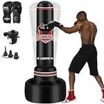 JUOIFIP Punching Bag with Stand Adu