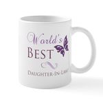 CafePress World's Best Daughter in Law Mug 11 oz (325 ml) Ceramic Coffee Mug