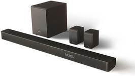 Hisense AX5100G 5.1 Channel 340W Dobly Atmos Soundbar with wireless subwoofer and rear speakers , Black