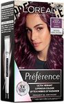 L'Oreal Paris Préférence Vivids Permanent Hair Colour, 4.261 Dark Purple (Pack of 3)