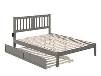 AFI Tahoe Platform Bed Frame, Queen, Grey