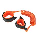 SYGA 2 Meter Anti Lost Safety Wrist Bracelet for Baby Child,with Extra Long Harness Strap Walking Hand Belt(Orange)