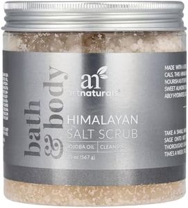ArtNaturals Himalayan Salt Body Scrub - (20 Oz / 567g) - Deep Cleansing Exfoliator with Shea Butter, Dead Sea Salt, Vitamin C and Essential Oils - Moisturizes, Nourishes Soothes and Promotes Glowing