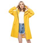 UNIQUEBELLA Raincoat for Women Waterproof Jacket Breathable Windbreaker Outdoor Ladies Lightweight Coat (S, 03)