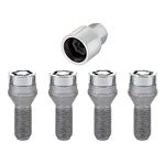 McGard M14x1.50 anti-theft bolts - Conical - Length 27.3 mm (17 mm key opening), Chrome