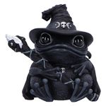 Nemesis Now Cult Cuties Asmoadeus Figurine 10cm, Resin, Black, Cult Cuties Collectible Asmoadeus Figure, Scarily Adorable Occult Frog, Spooky Frog Gift, Cast in the Finest Resin, Expertly Hand-Painted