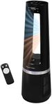 Russell Hobbs Quiet Bladeless Tower Fan & Heater with 12 Speed Settings, Air Purifying, LED Display & Remote Control, 12-Hour Timer and Oscillating Feature in Black, RHBLDL25B