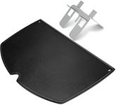 Utheer 6506 Cast Iron Cooking Griddle for Weber Q300 Q320 Q3000 Q3200 57060001 586002 426001 56010049 Gas Grills, 17.8" x 12.4" Grill Griddle Parts for Weber Q Gas Grill
