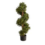 33in. Boxwood Topiary Spiral Artificial Tree (Indoor/Outdoor)