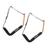 RAD Sportz Kayak Storage System - Set of 2 Wall Mount Storage Hangers - 150lb Capacity Rack for Kayaks, Surfboards, Canoes, or Snowboards (Orange)