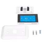 Thermostat Intelligent Touchscreen Thermostat with Large LCD Display Support APP Remote Control Temperature Humidity Monitor for Tuya and for Google Assistant