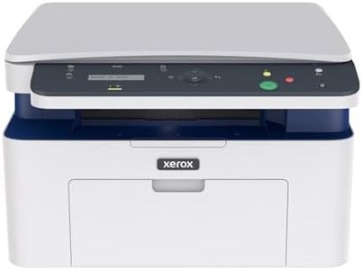 Xerox B105 Multifunction Wireless Printer - Compact Mono Laser All-in-One, Fast 20ppm, Print/Scan/Copy, A4, Desktop Home Office, Small Team, Mobile Ready, Wi-Fi, AirPrint