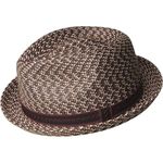 Bailey of Hollywood Men's Mannes Braided Fedora Trilby Hat, Bloodstone, Medium