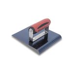 MARSHALLTOWN The Premier Line 162BD 6-Inch by 6-Inch Blue Steel Edger with DuraSoft Handle