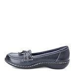 Clarks Women's Ashland Bubble Shoe, Navy, 8 W US