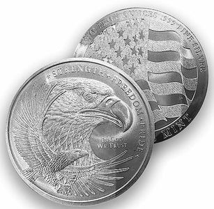 2 oz Silver Shine Double Eagle Round| .999 Commemorative America Decoration